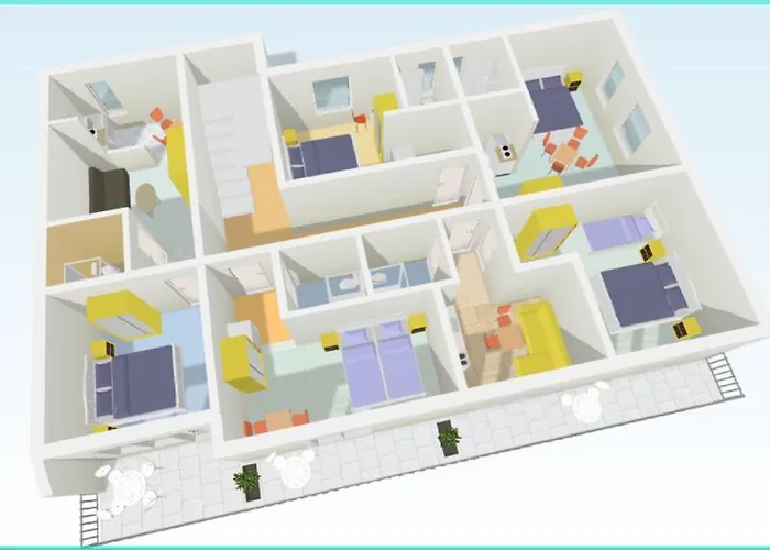 And Mare-monti Апартаменты Стариград-Пакленица